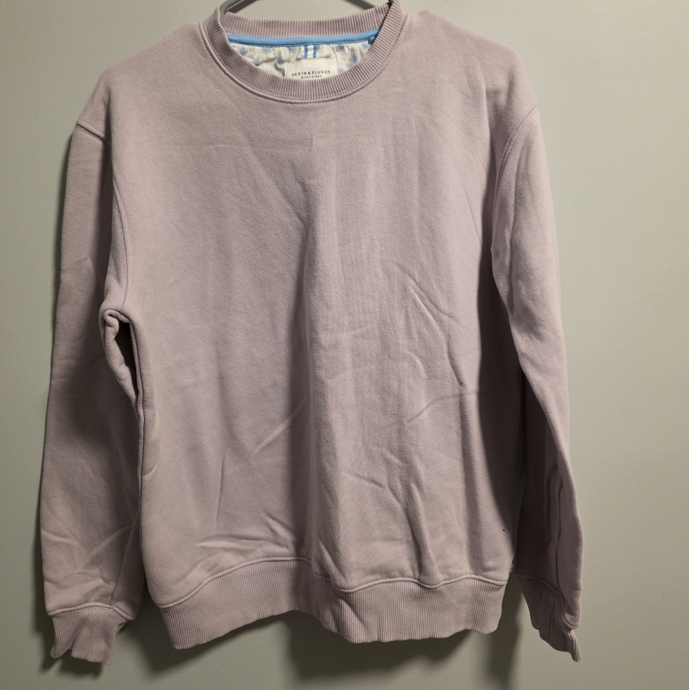 Lavendar Oversized Crewneck Sweatshirt